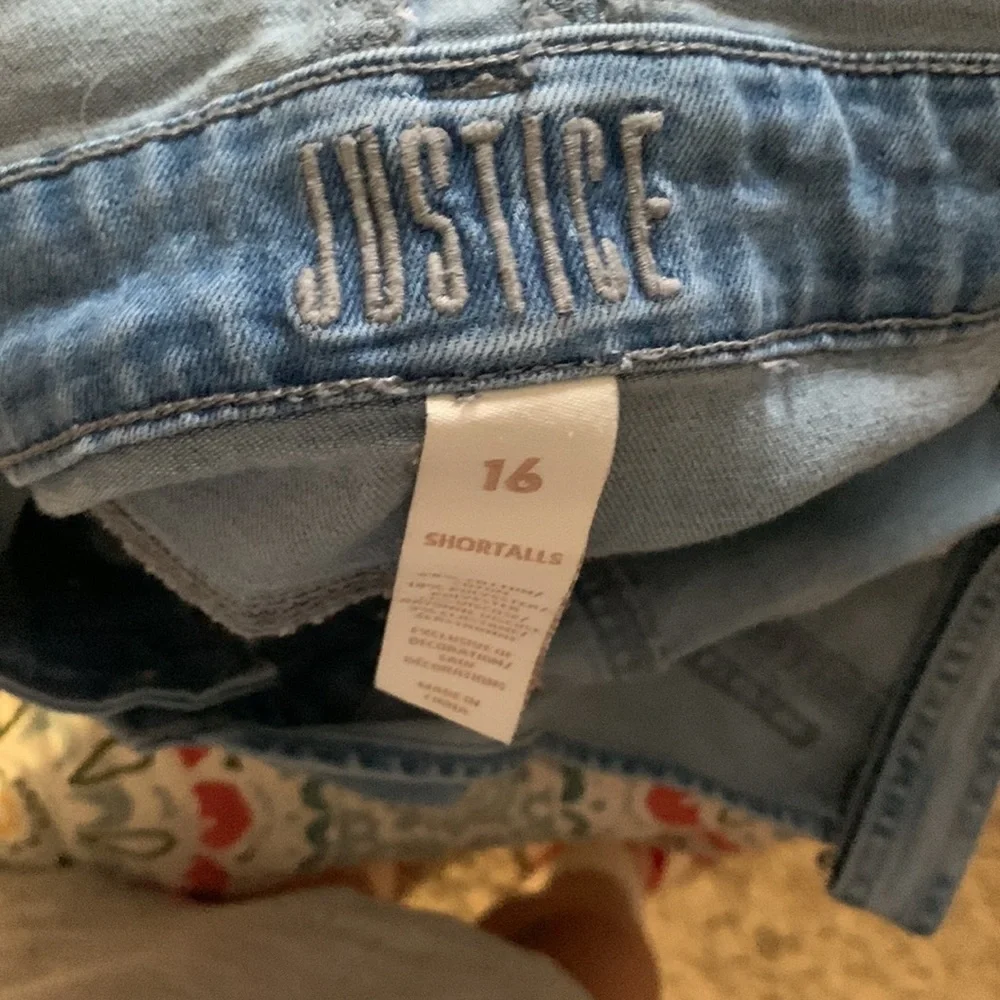 This is a Justice Romper/Jumpsuit, has sequence for holes. - Picture 6 of 6